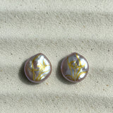 Subtle Glow Orchid Earrings