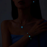 Dew Drop Clover Luminescent Bracelet