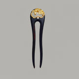 Imperial Gold Koi Lotus Hair Stick
