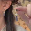 Garden of Dreams Blue Earrings